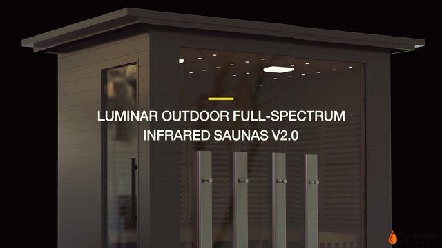 Luminar Outdoor Full-Spectrum Infrared Saunas