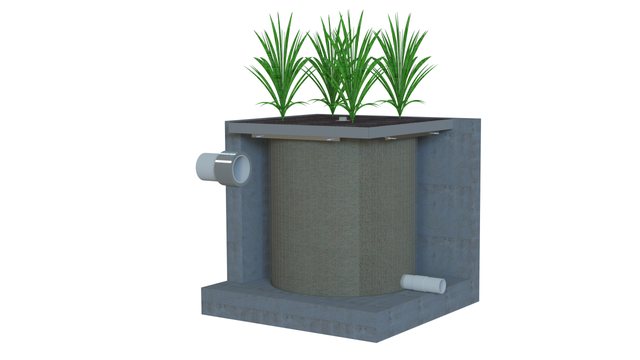 Modular Wetland Round Concrete Vault
